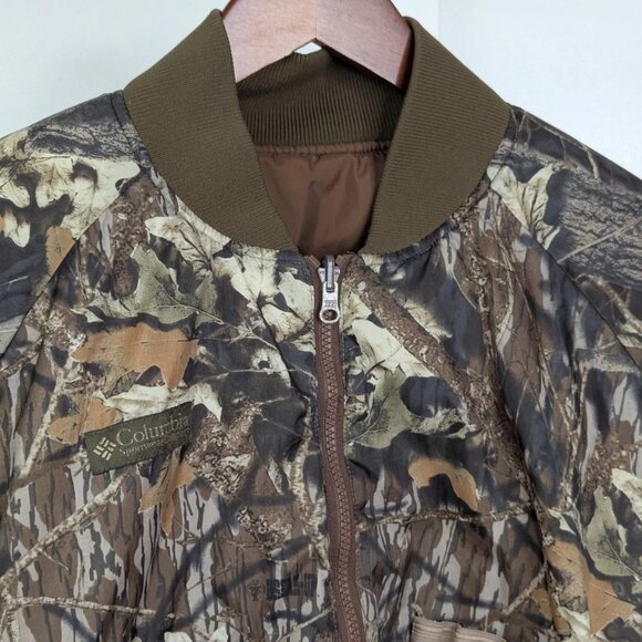 Vintage Columbia Delta Marsh Reversible Camo Jacket Men’s M 1995 Hunting Coat - Picture 5 of 14